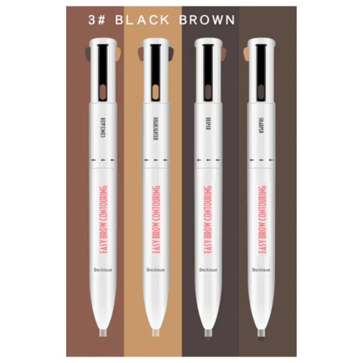 4 - in - 1 Easy - to - Wear Eyebrow Contour Pen | Define, Highlight, Contour & Shape - Glam Global UK