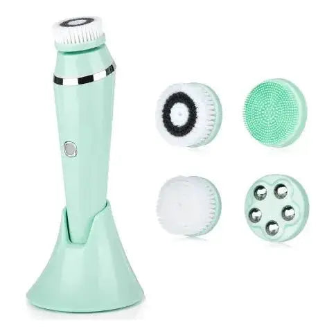 4 - in - 1 Facial Cleansing Brush: Cleanse, Exfoliate &amp; Revitalize Your Skin - Glam Global UKGlam Global UK