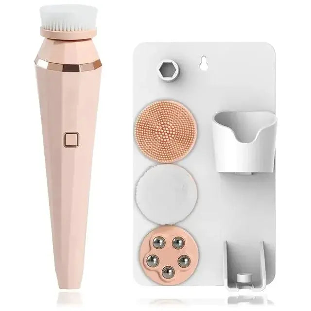 4 - in - 1 Facial Cleansing Brush - Glam Global UK