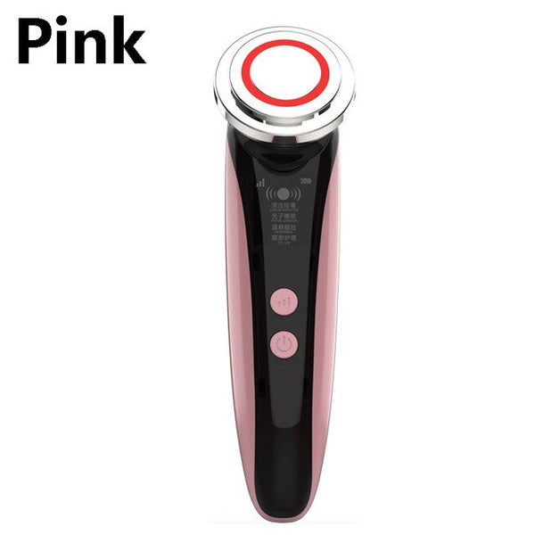 5-in-1 EMS RF LED Photon Beauty Device – Facial Skin Tightening, Lifting & Rejuvenation Tool with Ultrasonic & Ionic Therapy