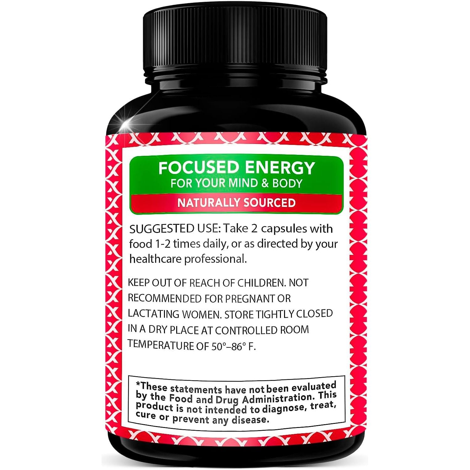 X Gold Health Korean Red Panax Ginseng + Ginkgo Biloba – 120 Capsules | Natural Energy, Focus & Mental Clarity