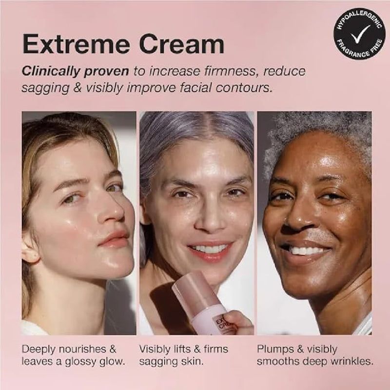 iNNBEAUTY PROJECT Extreme Cream Firming & Lifting Moisturizer – 50ml | Advanced Anti-Aging, Refillable Glow