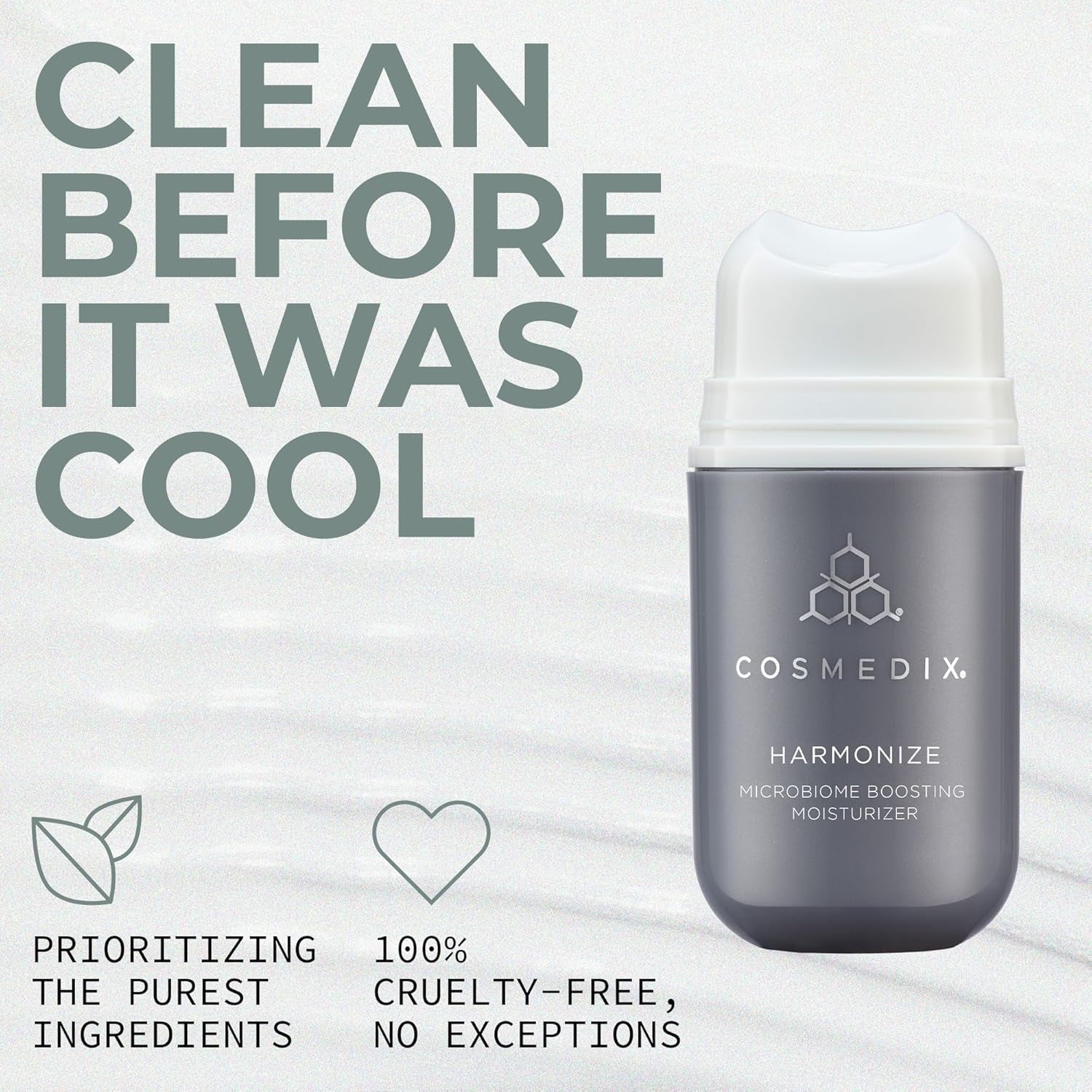 COSMEDIX Harmonize Microbiome Boosting Moisturizer – 60ml | Balancing Hydration for Healthy, Radiant Skin