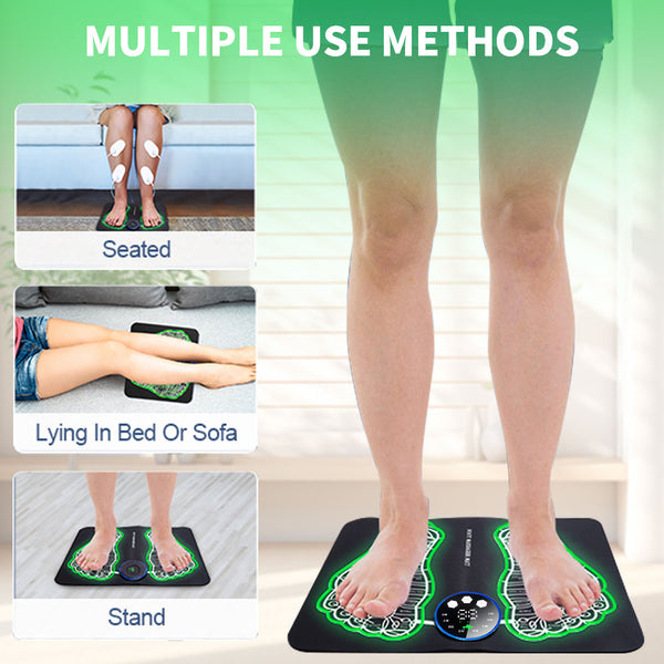 EMS Foot Stimulator – USB Electric Foot Massager Mat for Muscle Recovery & Blood Circulation