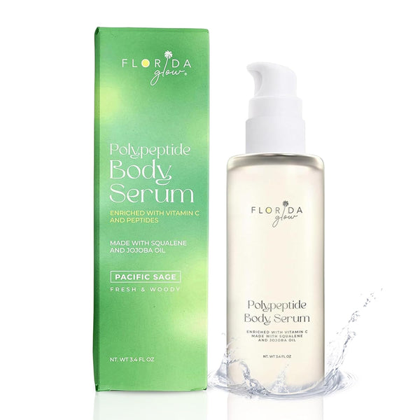 Florida Salt Scrubs Polypeptide Body Serum (Pacific Sage) – 100ml | Hydrating, Firming & Collagen-Boosting Body Oil