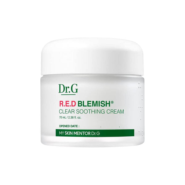 Dr.G Red Blemish Clear Soothing Cream  - 70ml – Hydration & Redness Relief