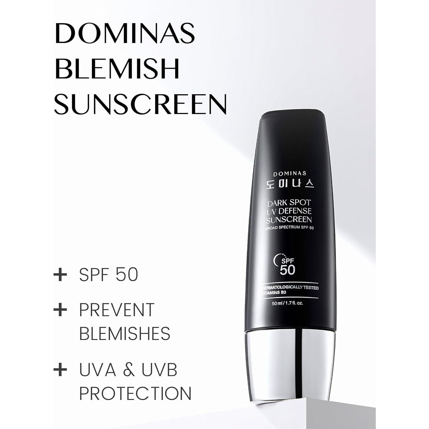DOMINAS Dark Spot UV Defense Sunscreen – 50ml | SPF 50 Broad-Spectrum Protection & Pigmentation Care