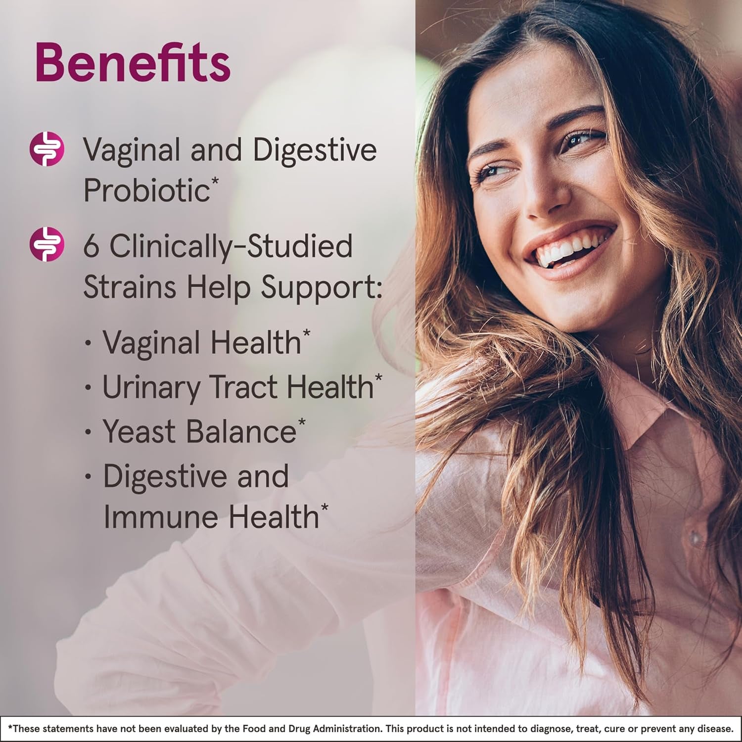 Jarrow Formulas Fem-Dophilus Advanced – 30 Capsules | 4-in-1 Probiotic for Women’s Vaginal, Digestive, Urinary & Immune Health