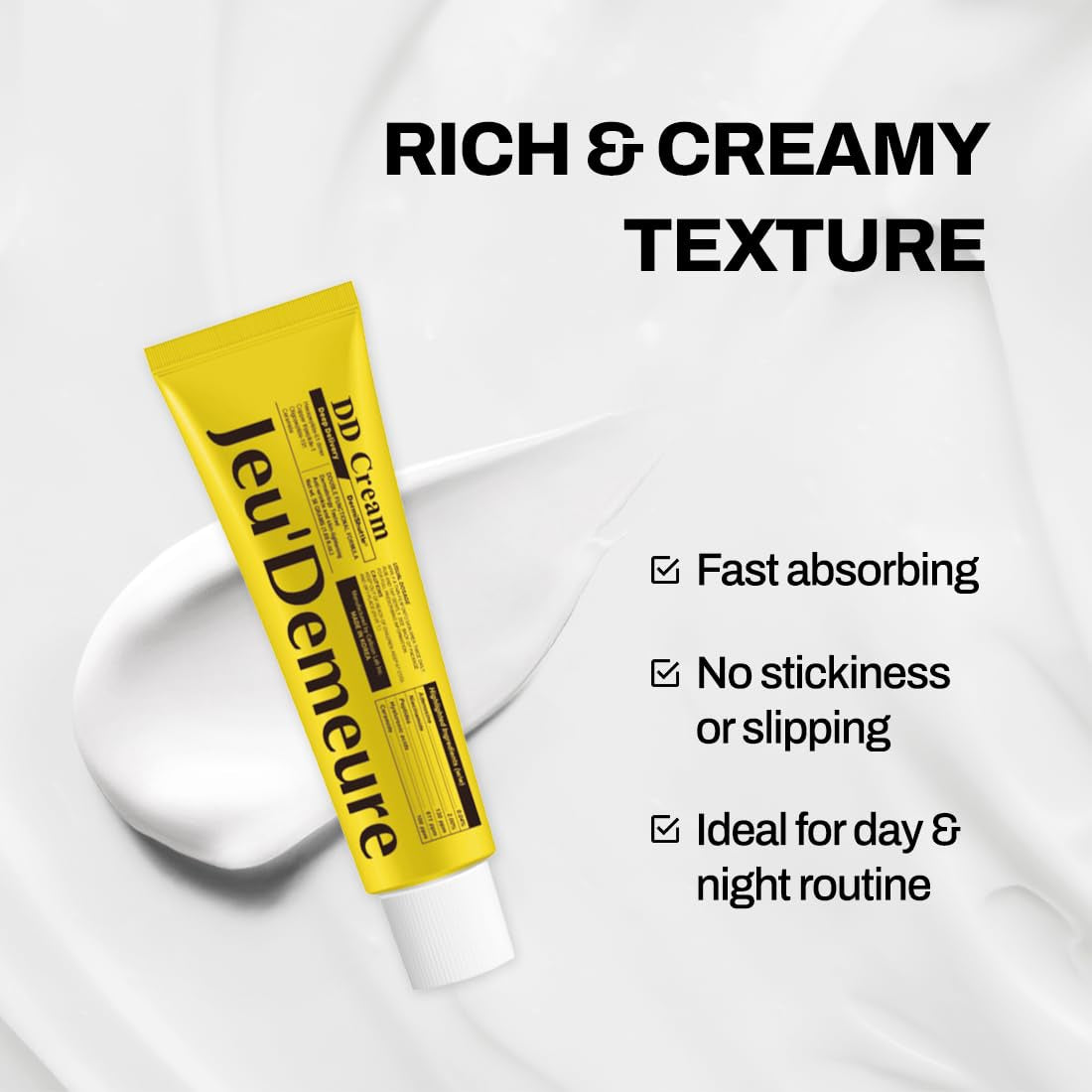 JEU'DEMEURE Dermishuttle DD Cream – 50g | Anti-Aging & Radiance-Boosting