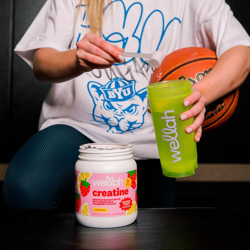 Wellah Creatine | Creatine Monohydrate Supplement for Woman | 3G of Creatine Monohydrate per Serving | 50 Servings | Creatine for Women | Tiktok Shop Deals | Gym Essentials Women | Supplements for Women | Nurse Essentials |