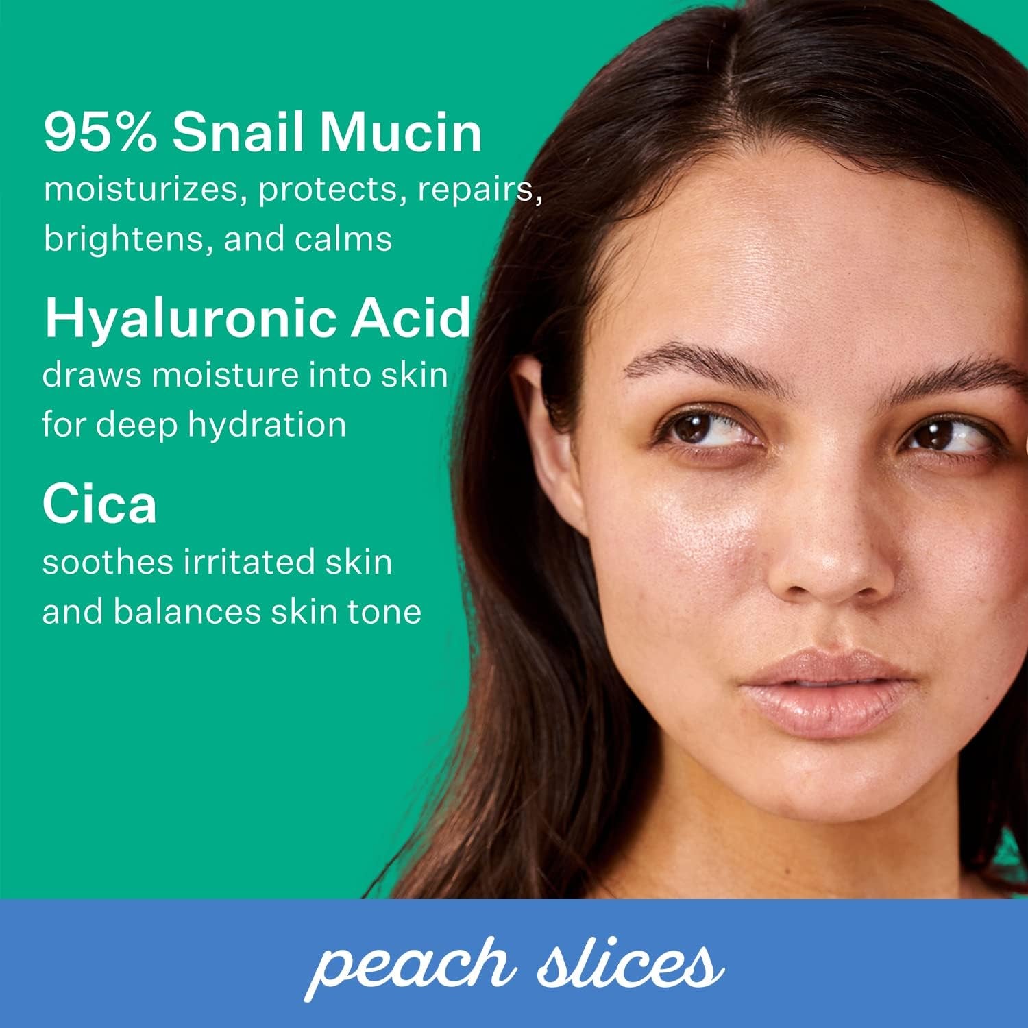 Peach Slices Snail Rescue Blemish Busting Toner – 120ml | Hydrate, Exfoliate & Target Blemishes with 95% Snail Mucin & Cica