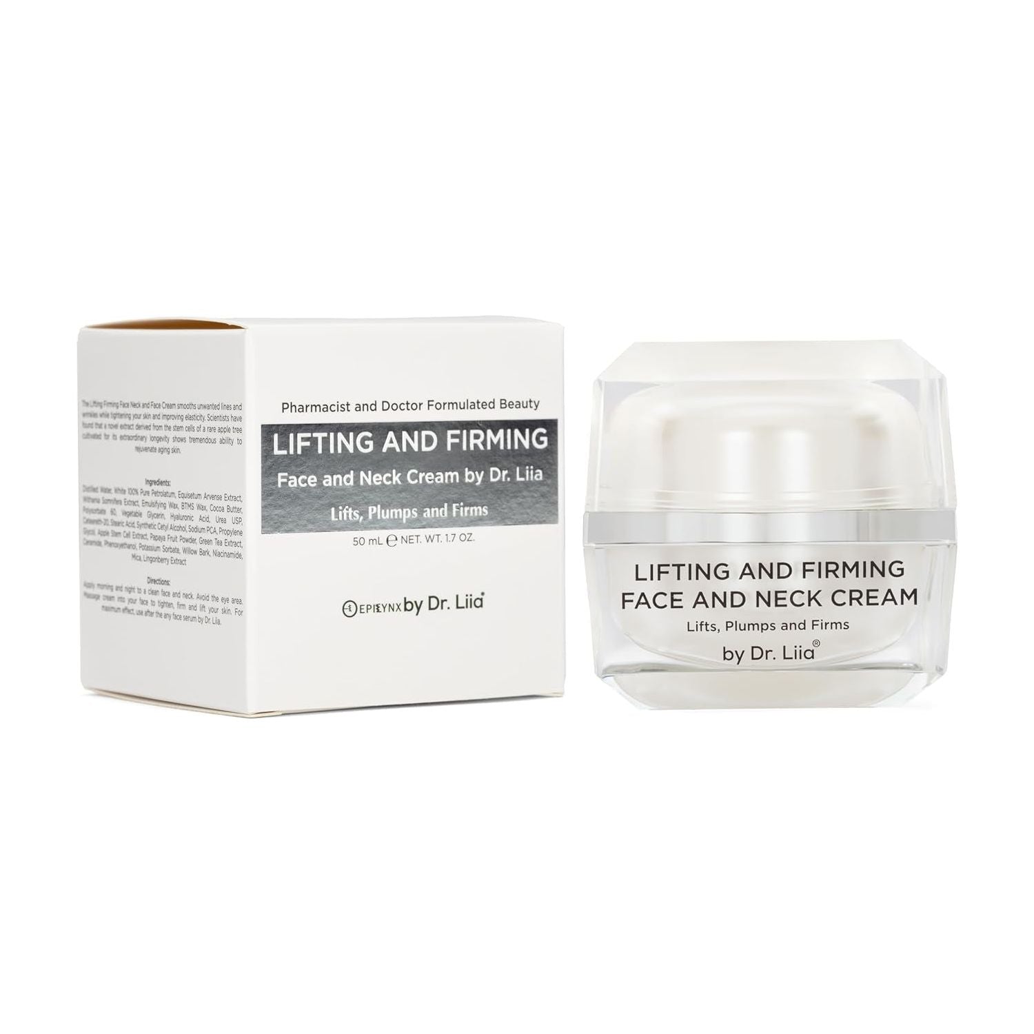 EPILYNX Lifting and Firming Face and Neck Cream – 50ml | Tighten, Smooth & Rejuvenate Naturally