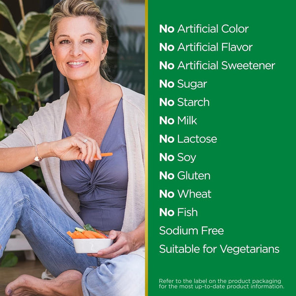 Nature’s Bounty Acidophilus Probiotic, Unflavored – 200 Tablets (2 Packs) | Daily Digestive & Immune Support