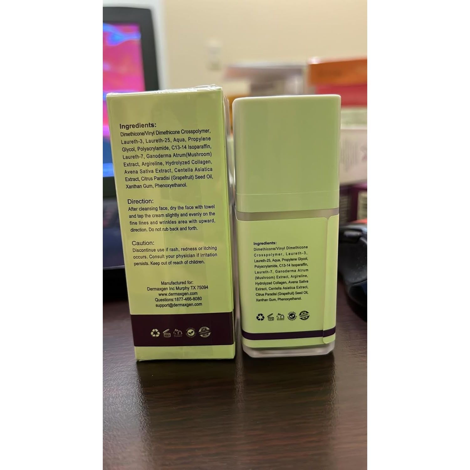 DERMAXGEN Instant Face Lift Anti-Aging Face Cream – 15ml | Instant Tightening & Wrinkle Smoothing