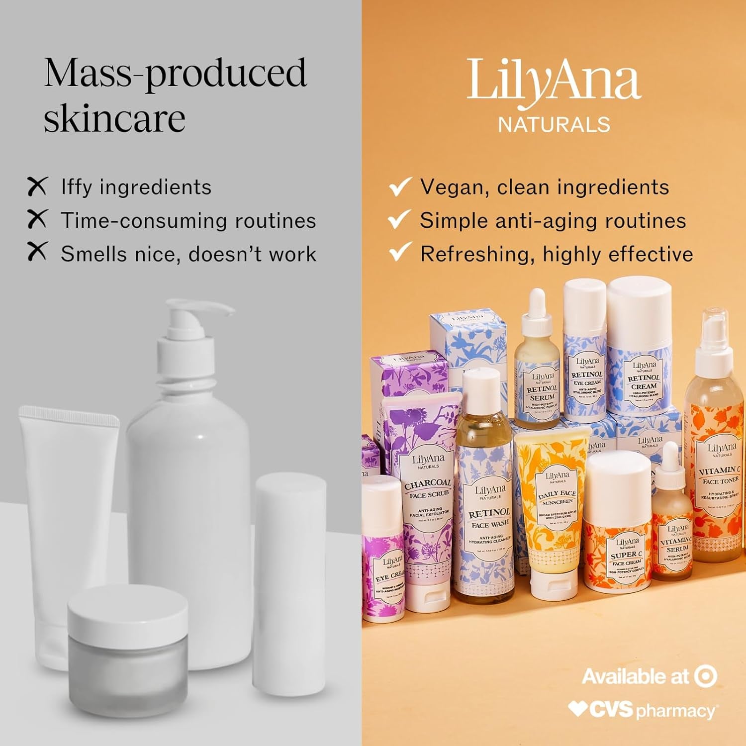 LilyAna Naturals Super C Face Cream – 48g | Vitamin C Moisturizer for Brightening, Hydration & Anti-Aging