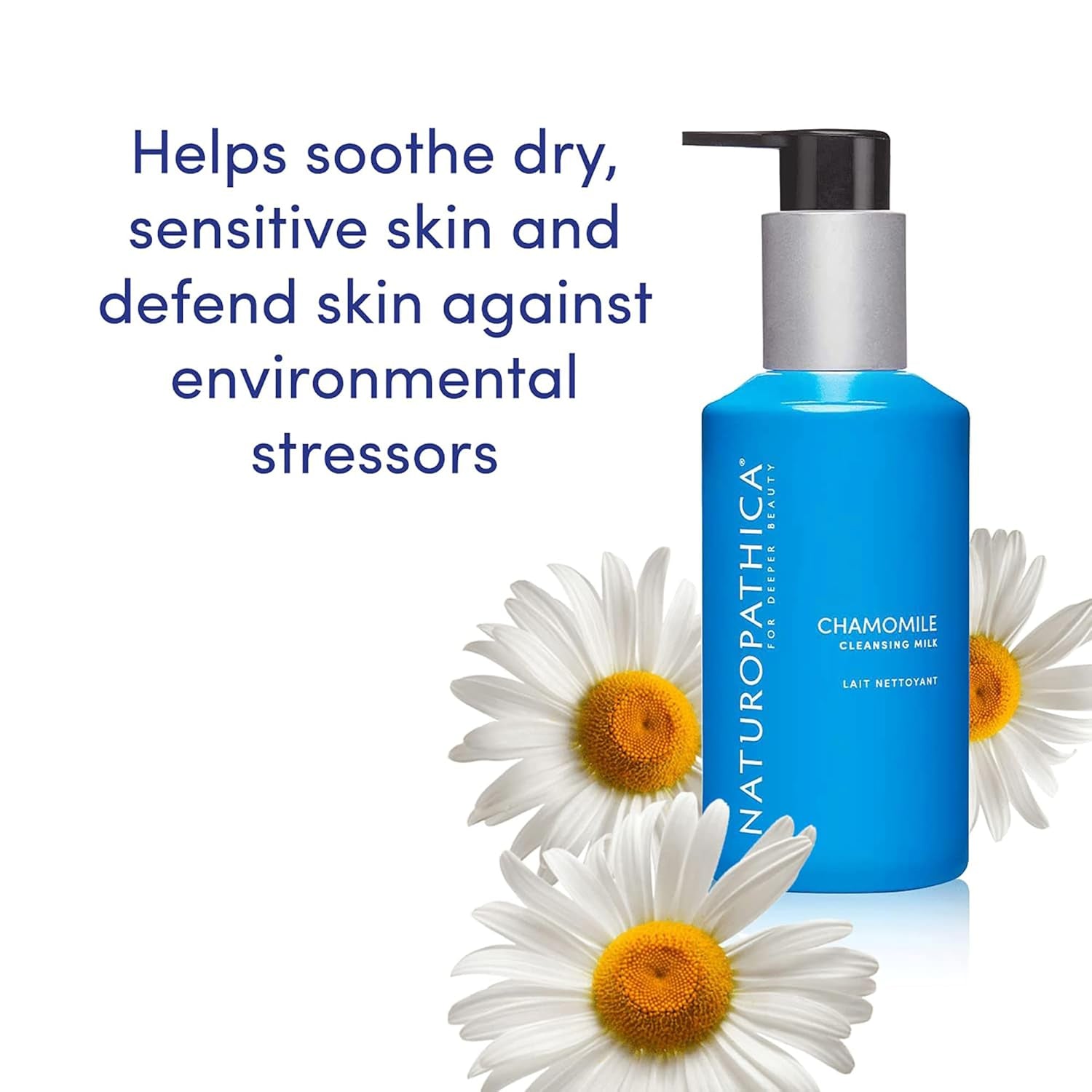 Naturopathica Chamomile Cleansing Milk – 140ml | Gentle Hydrating Face Cleanser