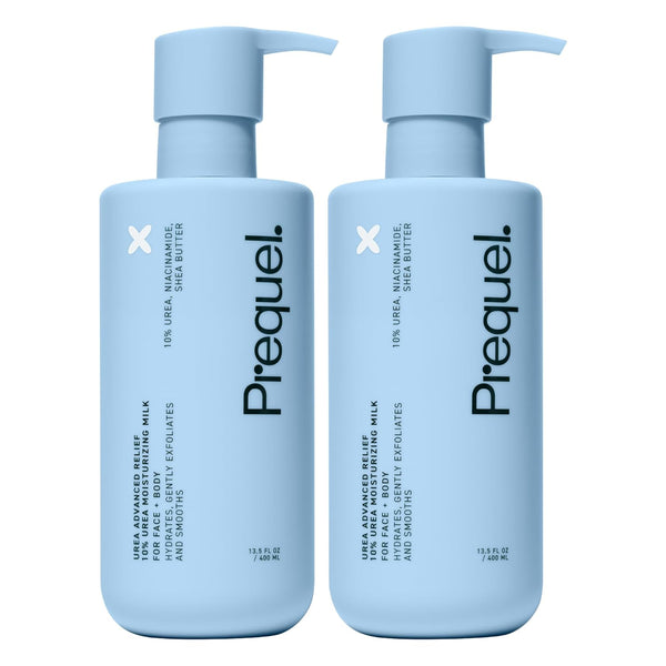 Prequel Urea Advanced Relief | 10% Urea Moisturizing Milk – 400ml (Pack of 2)