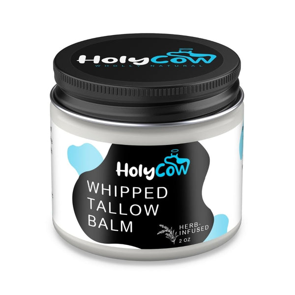 HolyCow Whipped Tallow Balm – 2oz (57g) | Nourishing, Ancestral Moisturiser for Dry, Sensitive & Eczema-Prone Skin
