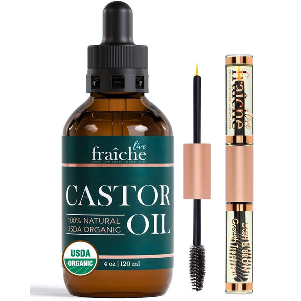 Live Fraiche 100% Natural USDA Organic Castor Oil - 120ml
