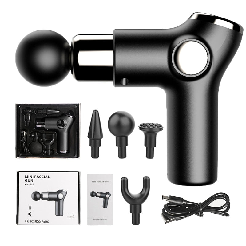 Mini Muscle Massage Gun – 32-Speed Deep Tissue Percussion Massager for Neck, Back & Full-Body Pain Relief