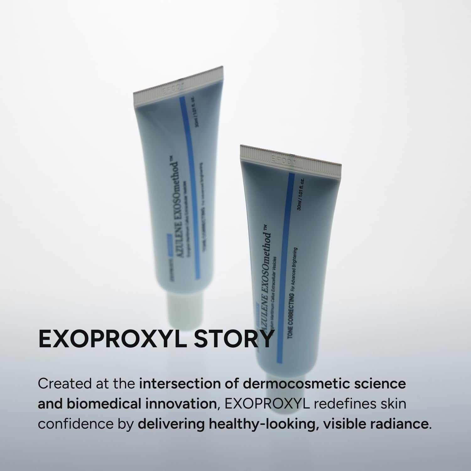 AZULENE Exosomethod Serum with Niacinamide & Panthenol for Glass Skin, Calming & Glowing Exosome Ampoule for Uneven Dull Skin Tone, Korean Skin Care (1.01 Fl Oz / 30Ml)