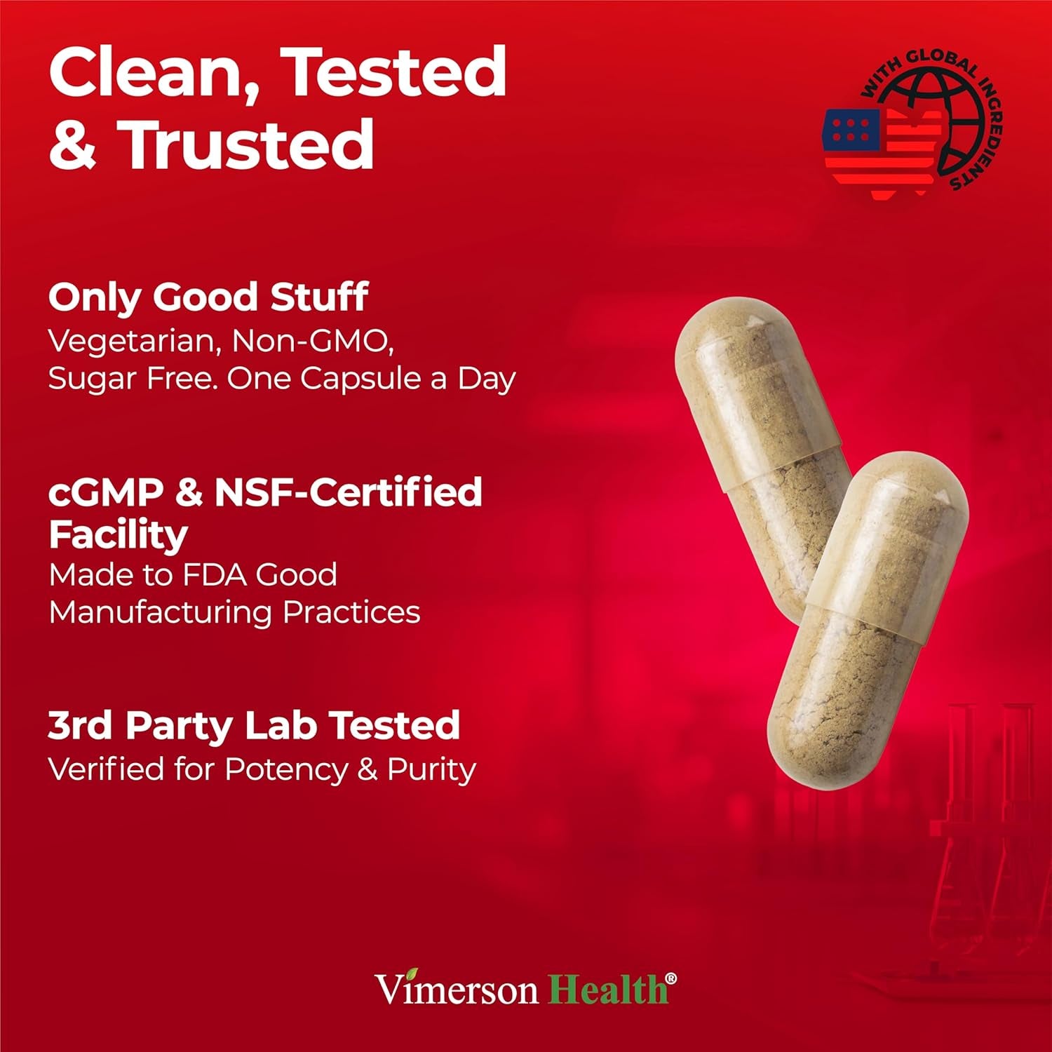 Longjack Tongat-Ali for Men 100:1 Extract – Testosterone Supplement for Men W/Tongkat Ali – Male Enhancing Supplement for Energy, Strength & Muscle Builder Support