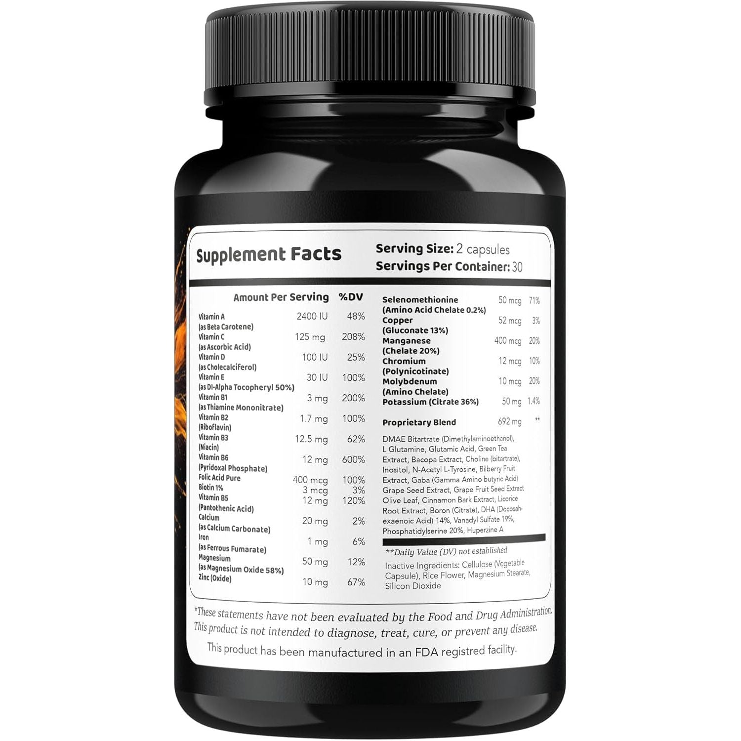 LIVORKA IQ Blast Pro Capsules – 120 Capsules (2 Pack) | Advanced Nootropic for Focus, Memory & Mental Energy