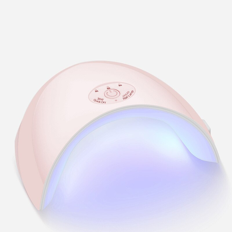36W UV Lamp 12 Pcs LED Nail Dryer 60s Timer Fast Cure