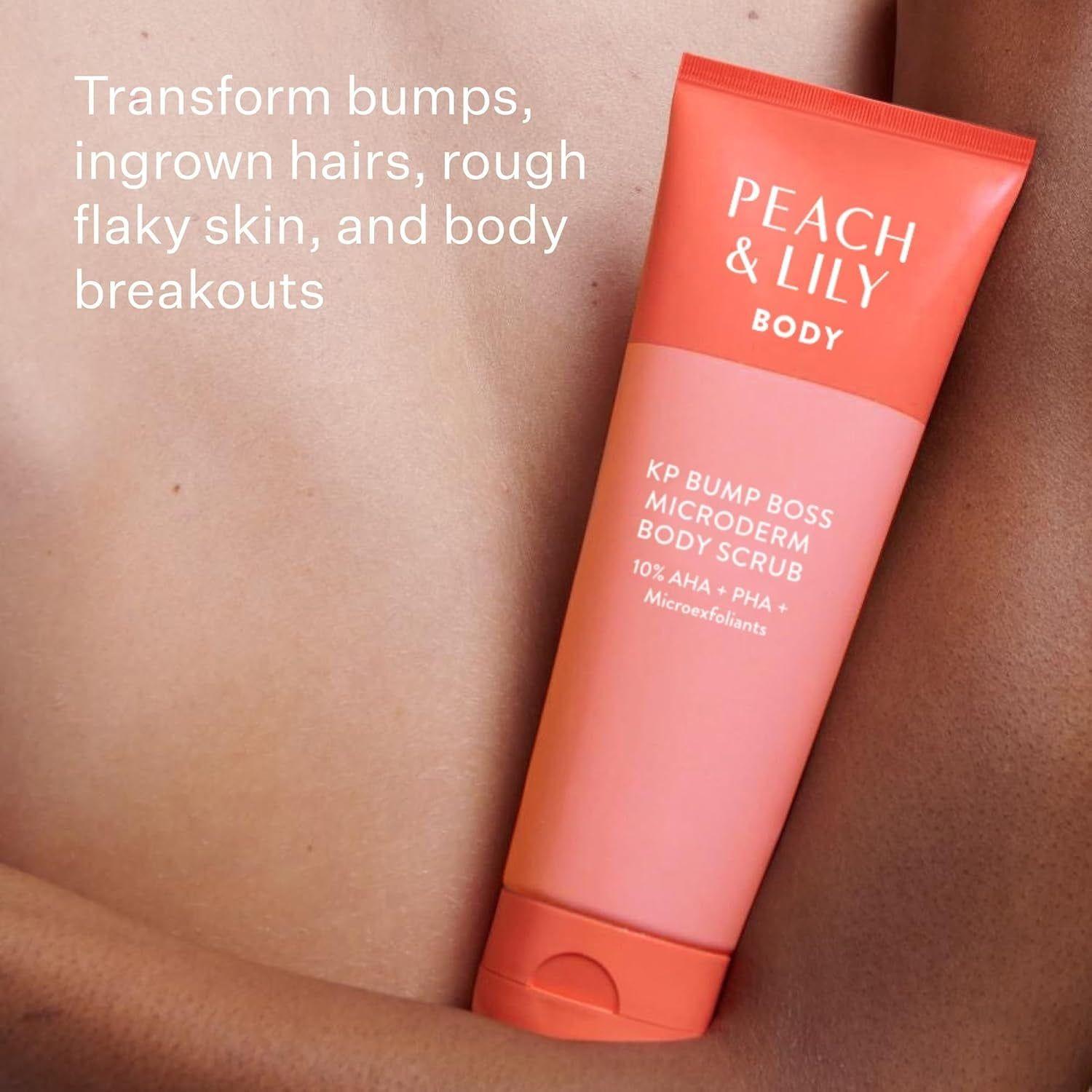 Peach & Lily KP Bump Boss Microderm Body Scrub – 240ml  | Smooth & Nourish