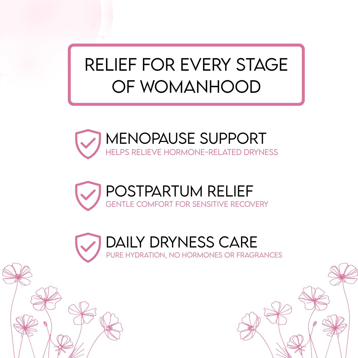 Vaginal Moisturizer Suppositories - Deep Hydration with Hyaluronic Acid for Vaginal Dryness, Menopause Support & Daily Comfort, Made in FDA Registered Facility - Hormone-Free (10 Count)