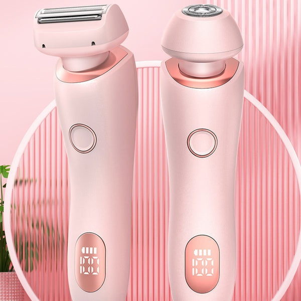 Dual-Head Women’s Electric Hair Removal Device – Precision Trimmer & Shaver for Face and Body
