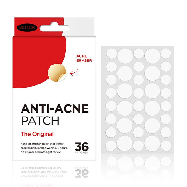 Acne Patch (36 Patches) – Water Gel Transparent Invisible Hydrocolloid Pimple Stickers