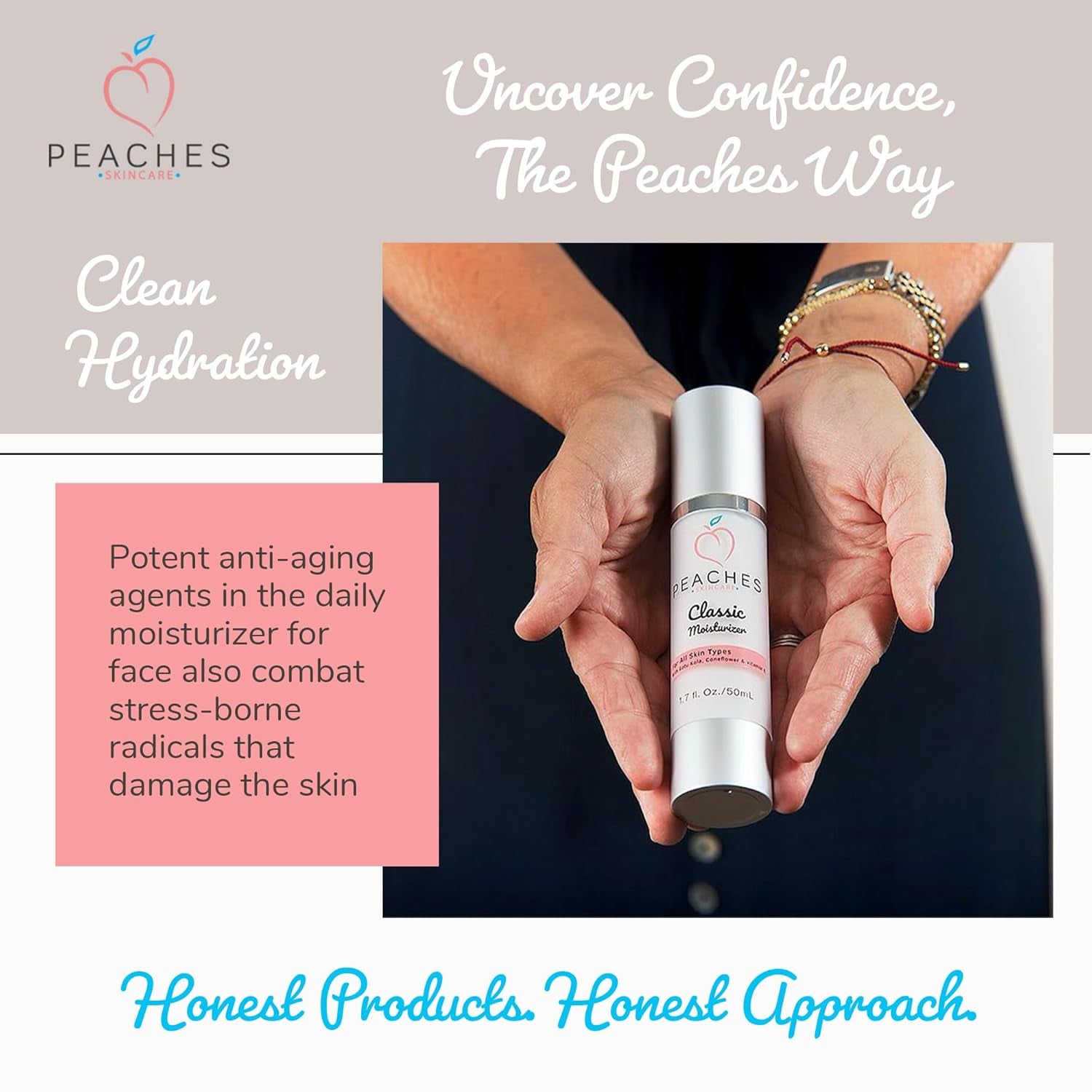 Peaches Skin Care Classic Moisturizer - 50ml