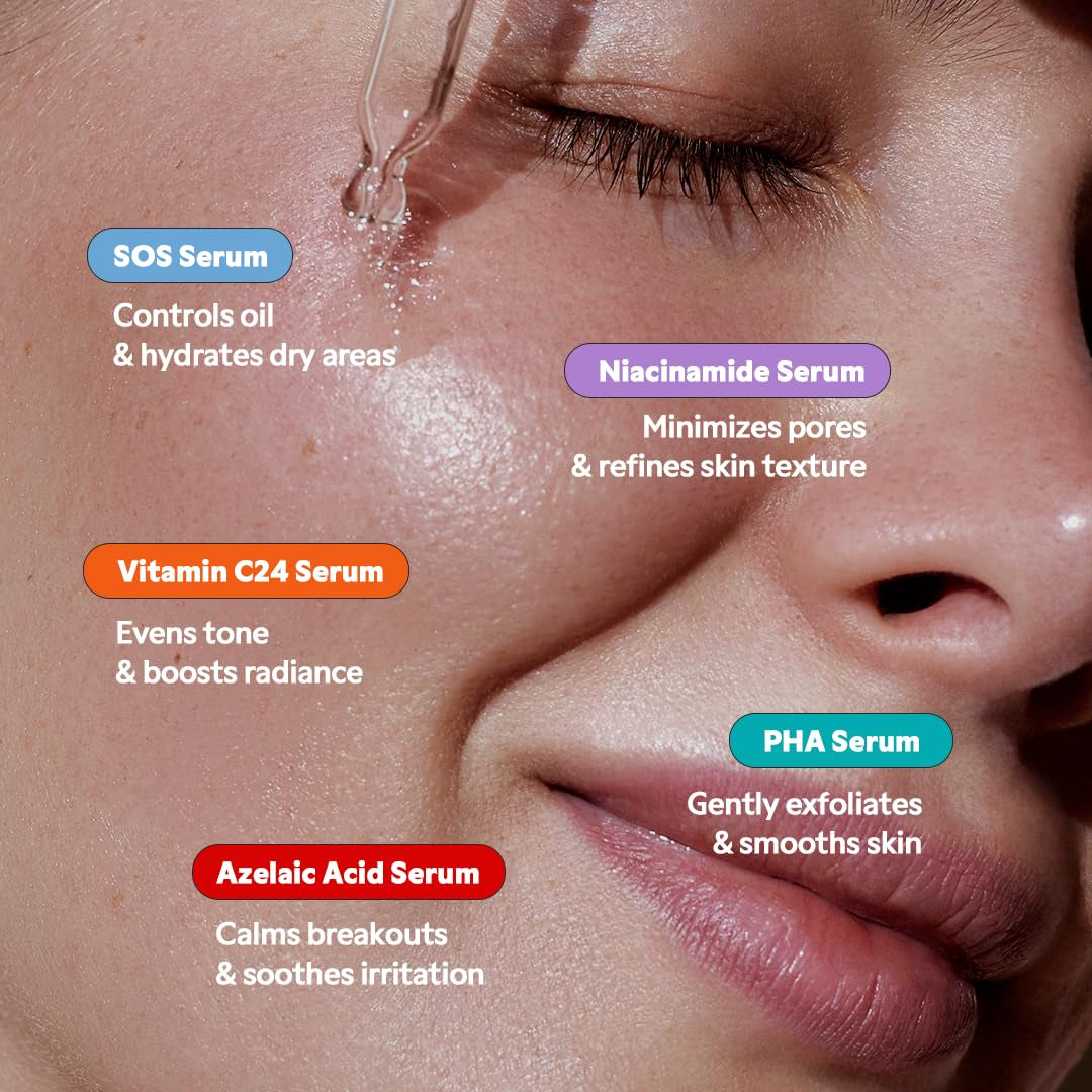 TIRTIR 5 Actives Power Serums Kit – 5 x 10ml | Brightening, Hydrating & Skin Renewal Set