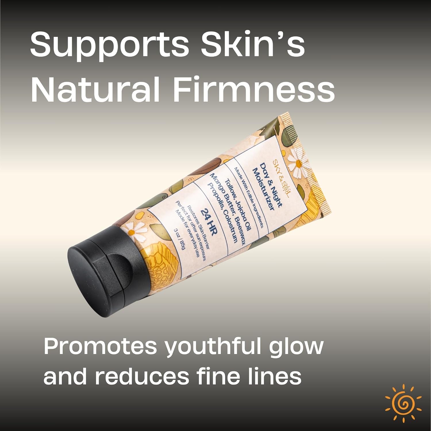 Sky and Sol Day & Night Moisturizer – 85g | Tallow-Based, Nutrient-Rich Face Cream for Deep Hydration & Barrier Repair