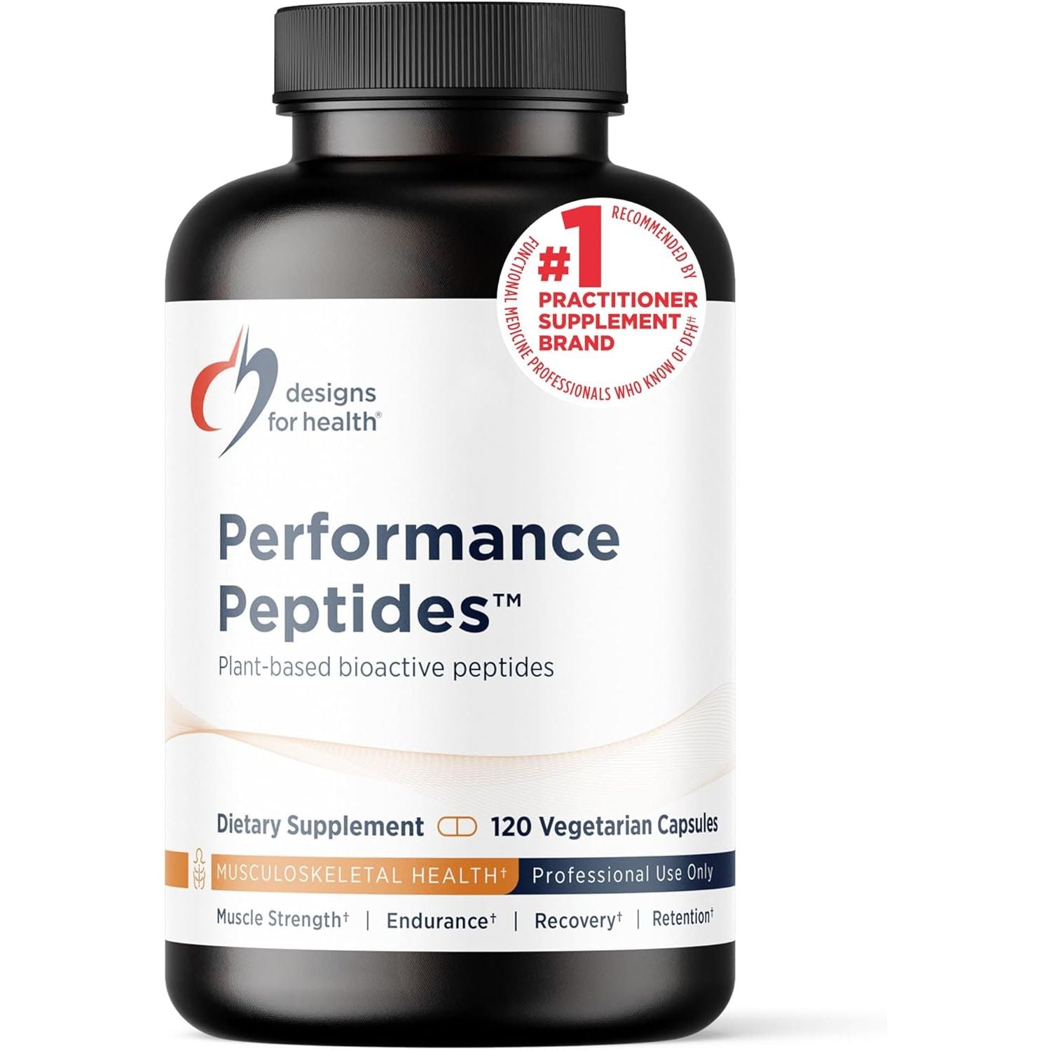 Performance Peptides - Supports Muscle Health, Healthy Aging & Body Composition - Plant-Based Peptide Muscle Recovery Supplements (120 Capsules)