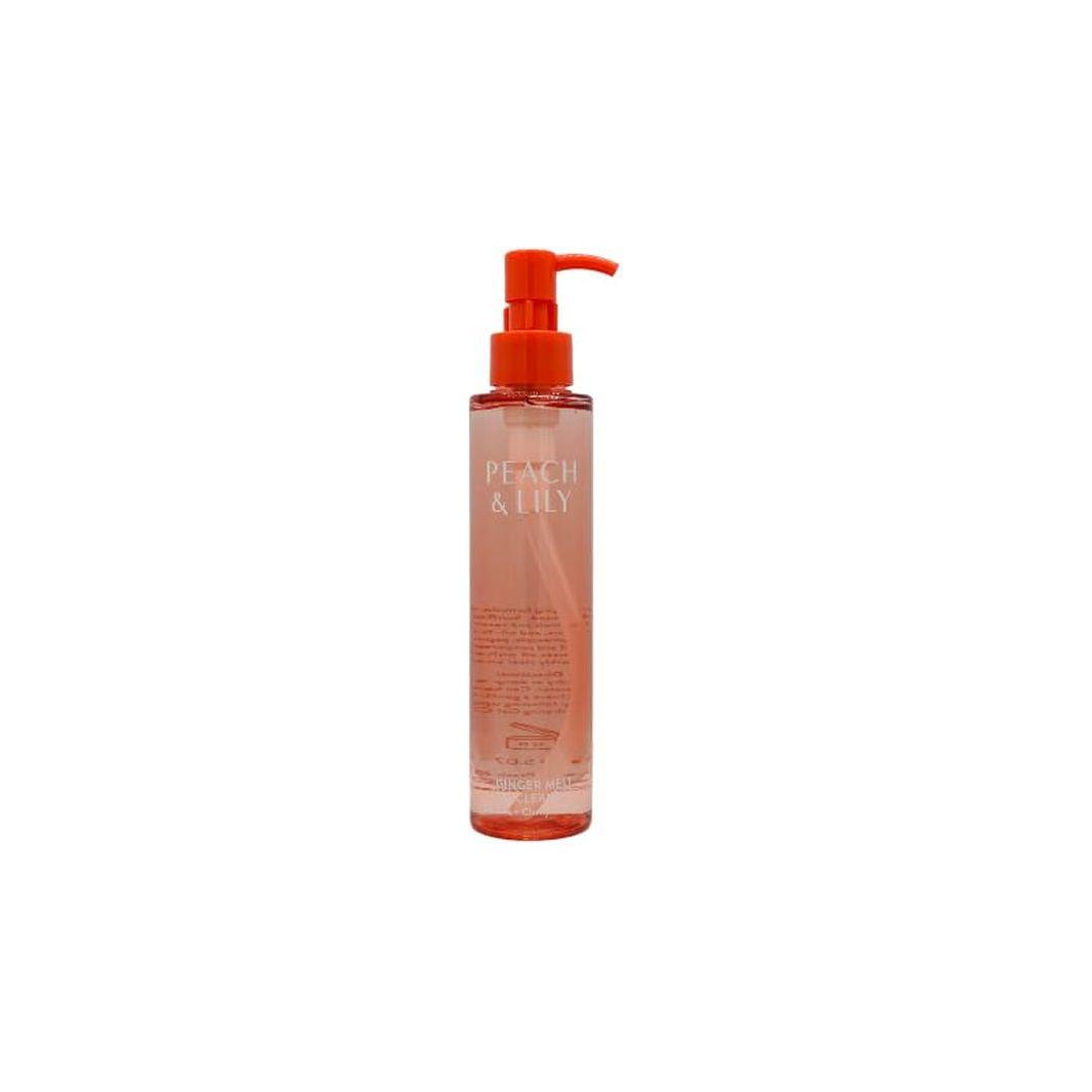 Peach & Lily Ginger Melt Oil Cleanser – 150ml | Gentle Yet Powerful Makeup Removal & Deep Cleansing