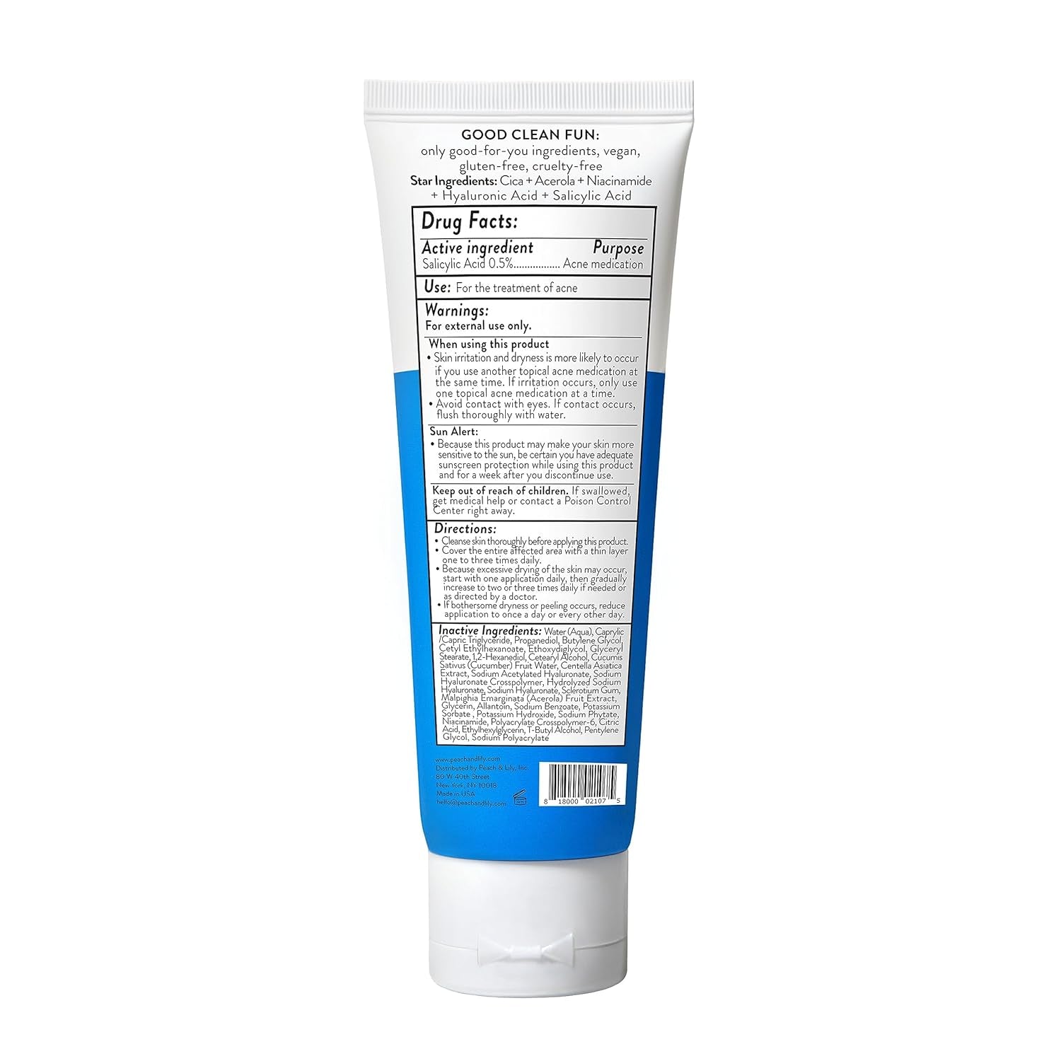 Peach Slices Acne Oil-Free Moisturizer – 80ml | Lightweight Hydration for Clear, Balanced Skin