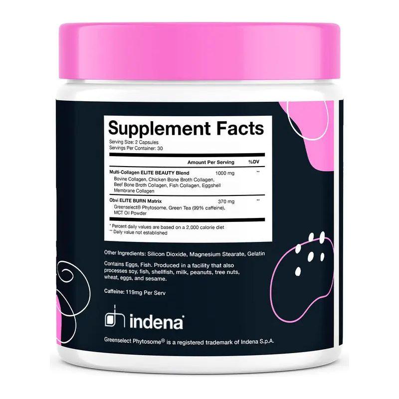 Obvi Collagenic Elite Capsules with 5 Types of Collagen
