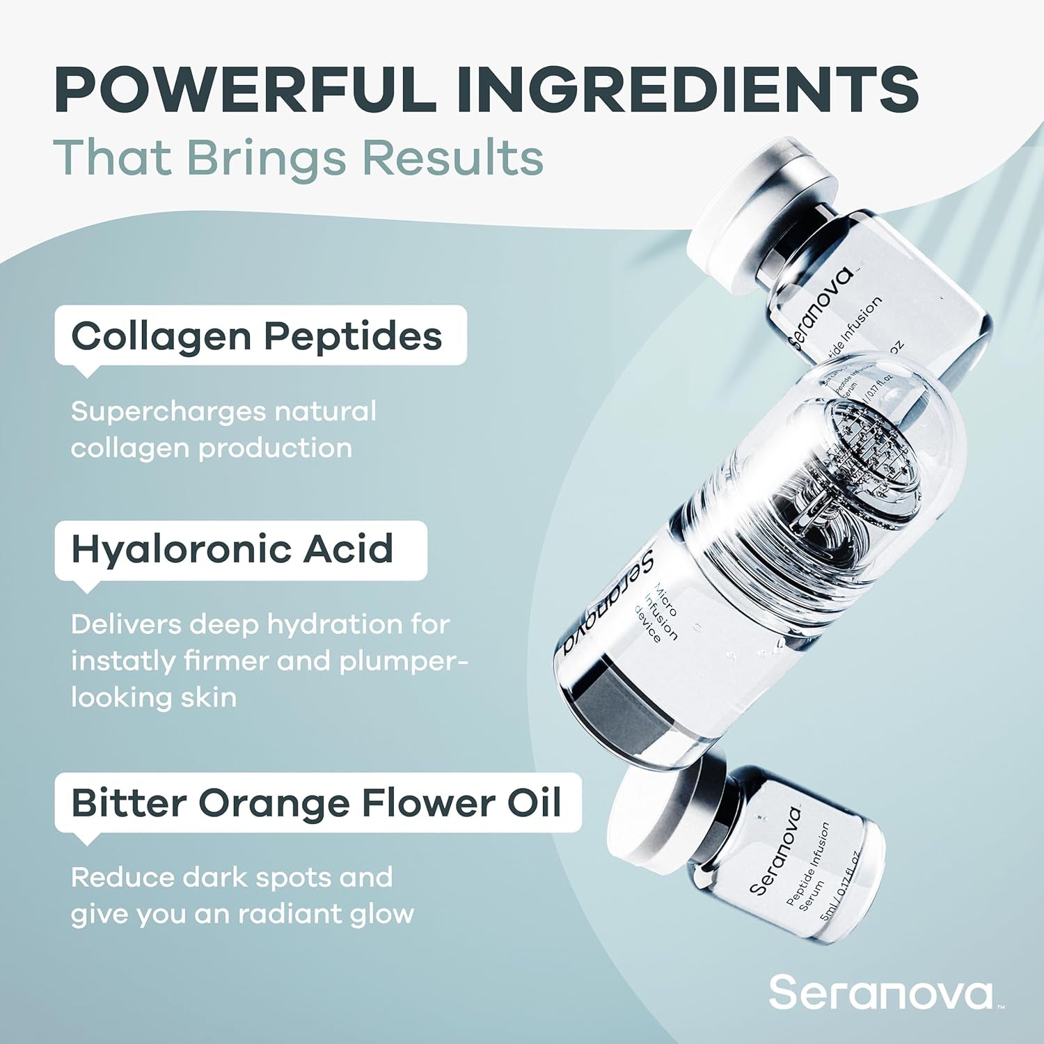 Seranova MicroNeedling Infusion Kit – 3-Month Supply | At-Home Collagen Boosting & Skin Rejuvenation System