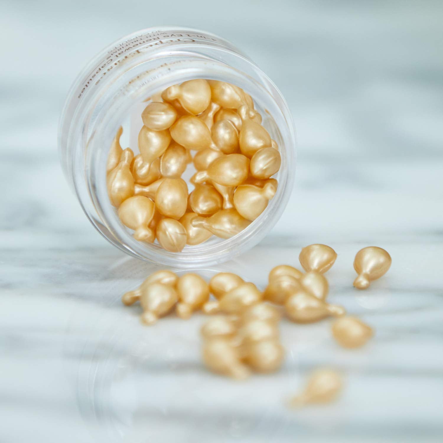 BODY FIRM Crépe Erase 4-In-1 Line Smoothing Capsules – 30 Capsules | Eye Renewal & Line-Reducing Serum