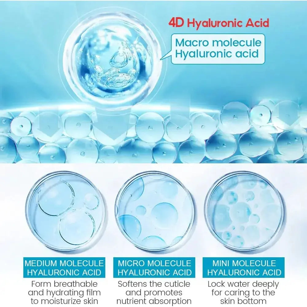 4D Hyaluronic Acid Face Serum - Glam Global UK