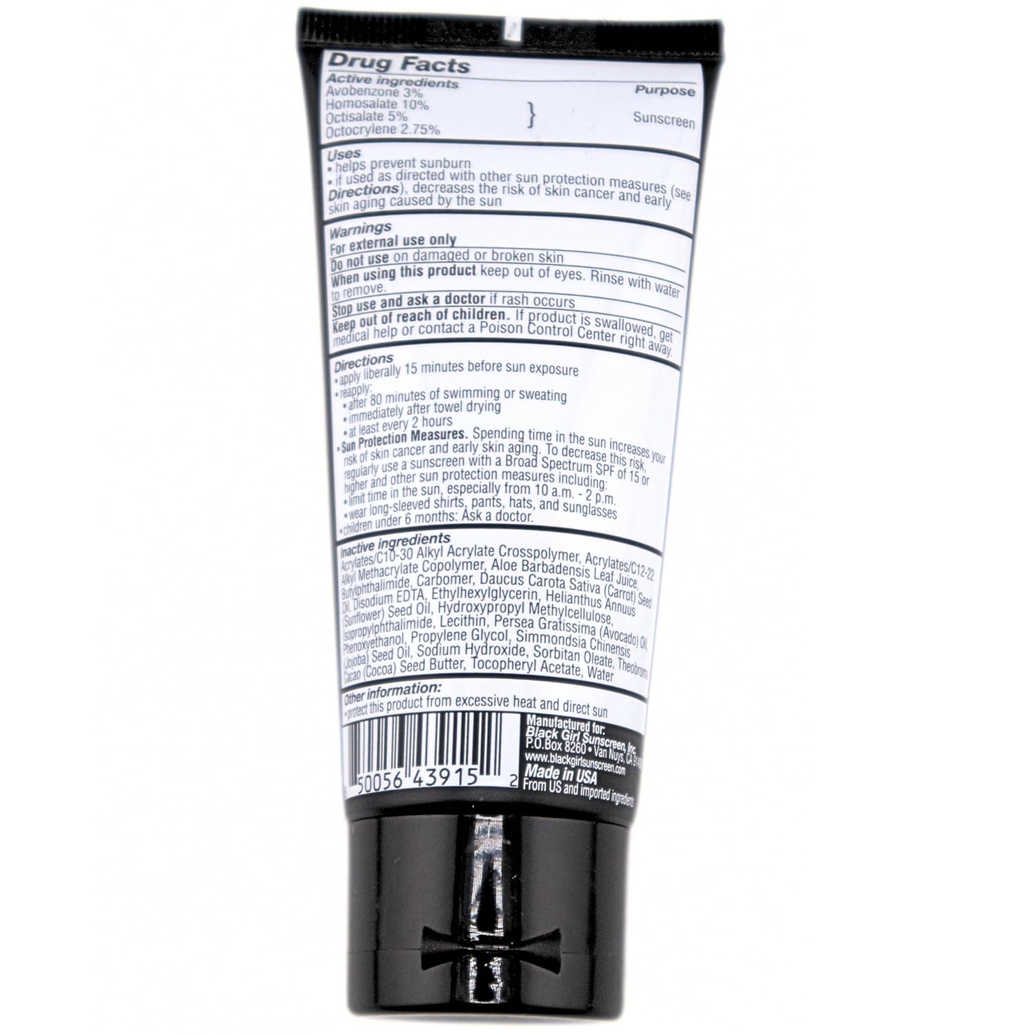 Black Girl Sunscreen Broad Spectrum SPF 30 – 59ml x 2 | No White Cast Sunscreen for Melanin-Rich Skin