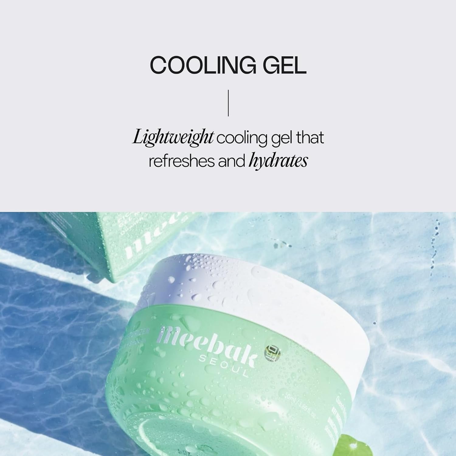 Meebak Cica Gel Moisturizer – 50ml | Lightweight Hydration & Skin Barrier Care