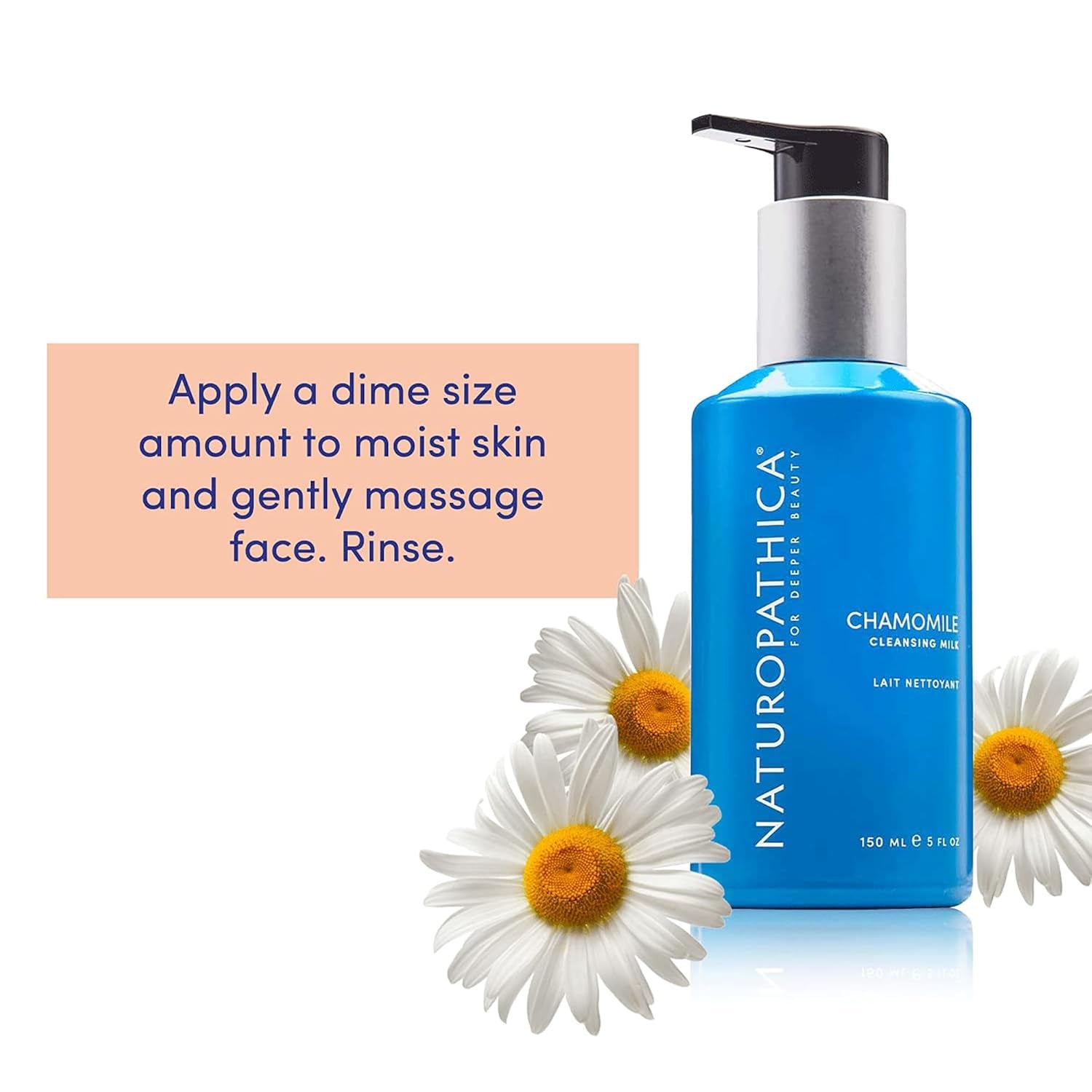 Naturopathica Chamomile Cleansing Milk – 140ml | Gentle Hydrating Face Cleanser