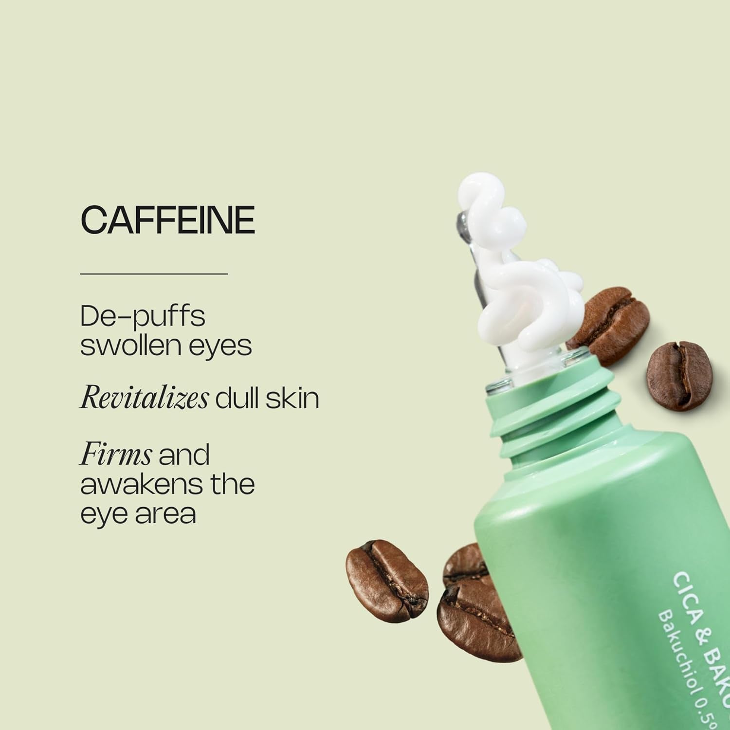 Meebak Cica & Bakuchiol Eye Cream – 15ml | Anti-Puffiness & Dark Circle Treatment