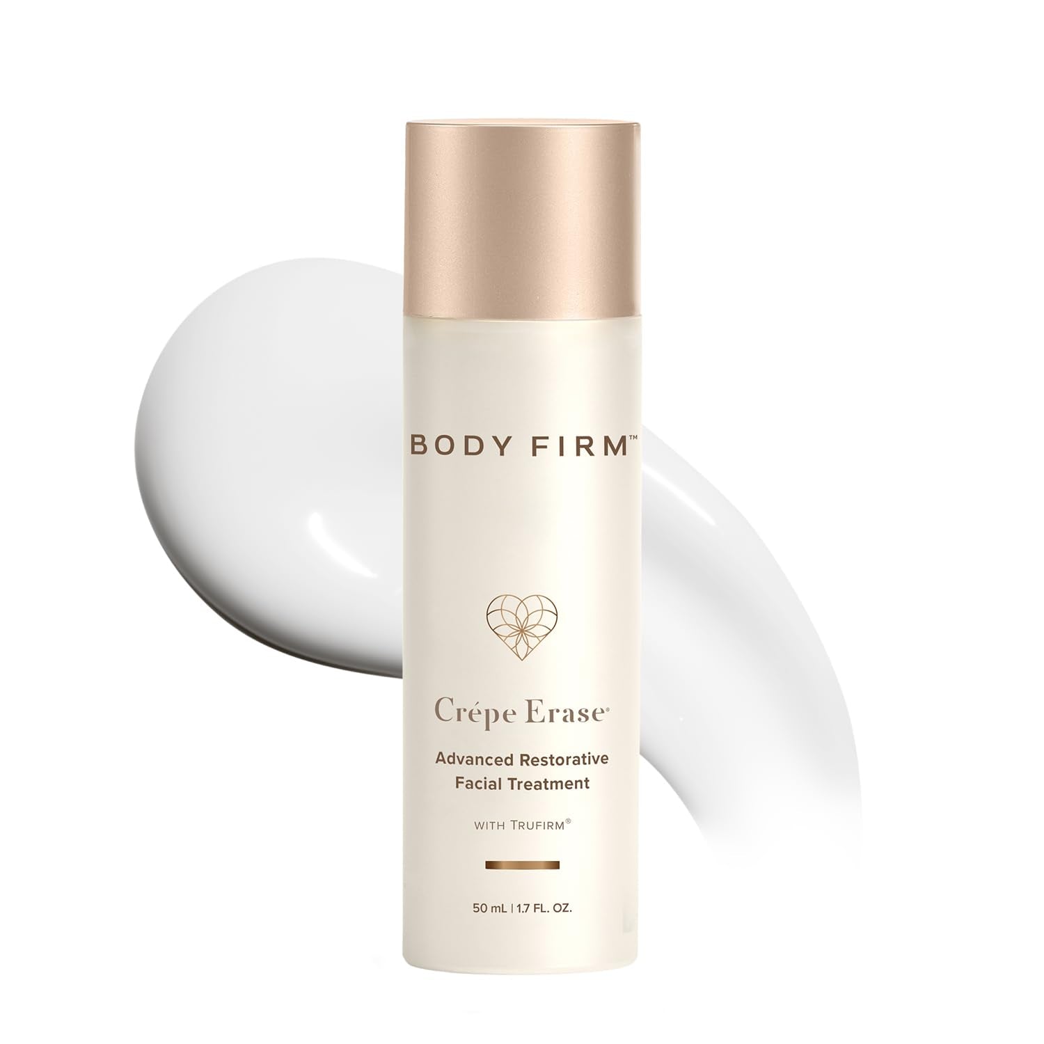 BODY FIRM Crépe Erase Advanced Restorative Facial Treatment with TruFirm® – 50ml | Rejuvenating Anti-Aging Face Cream