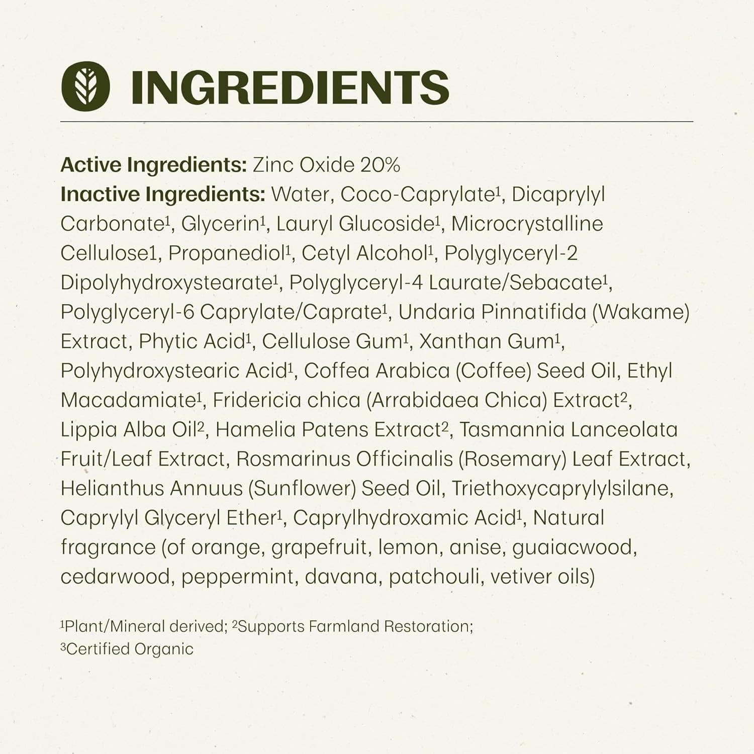 Thrive Natural Care Regenerative Skincare SPF 30 Daily Defense Sunscreen Balm – 60ml | Mineral Moisturizer with Antioxidants & Matte Finish