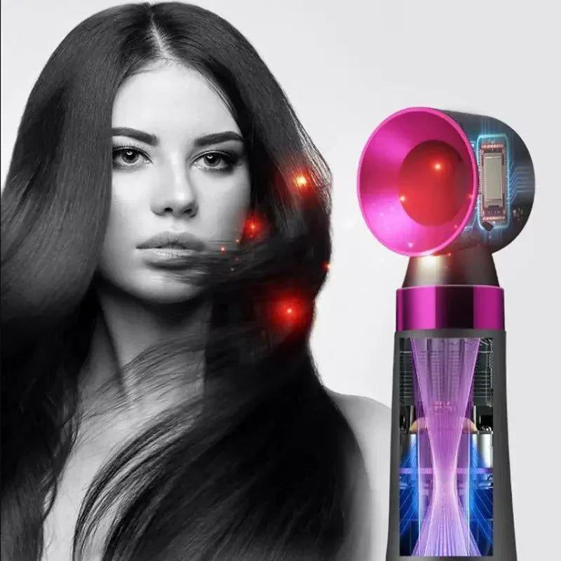 5 - in - 1 Hair Dryer Hot Air Brush Styler and Volumizer - Glam Global UK