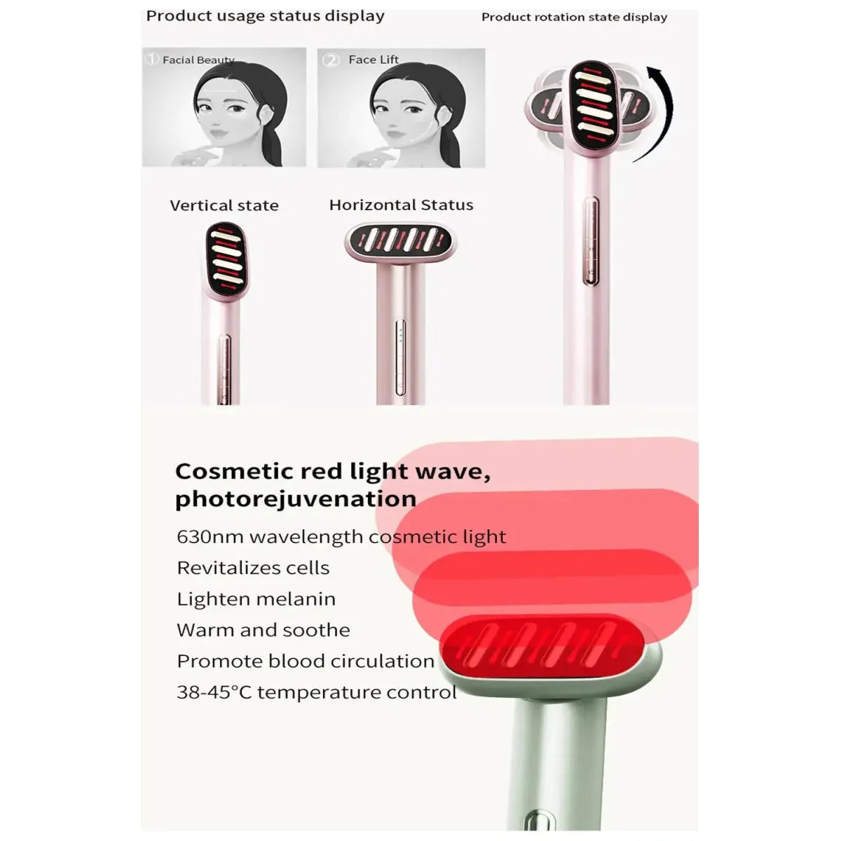 5 - in - 1 Skincare Wand Tool - Glam Global UK